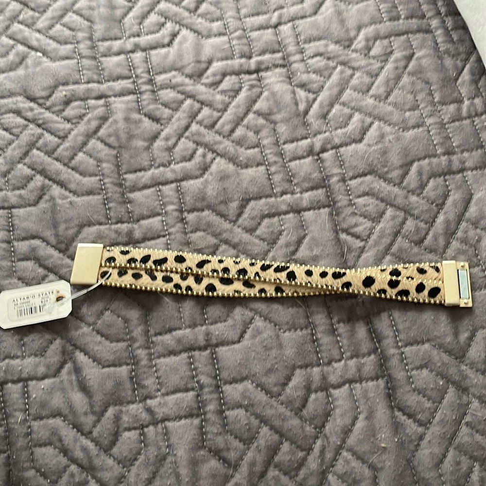 NWT Altar’d State Leopard Print Wrap Bracelet